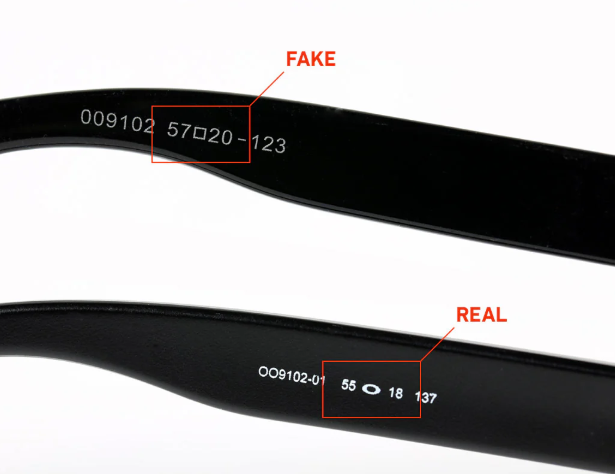 phân biệt oakley real fake